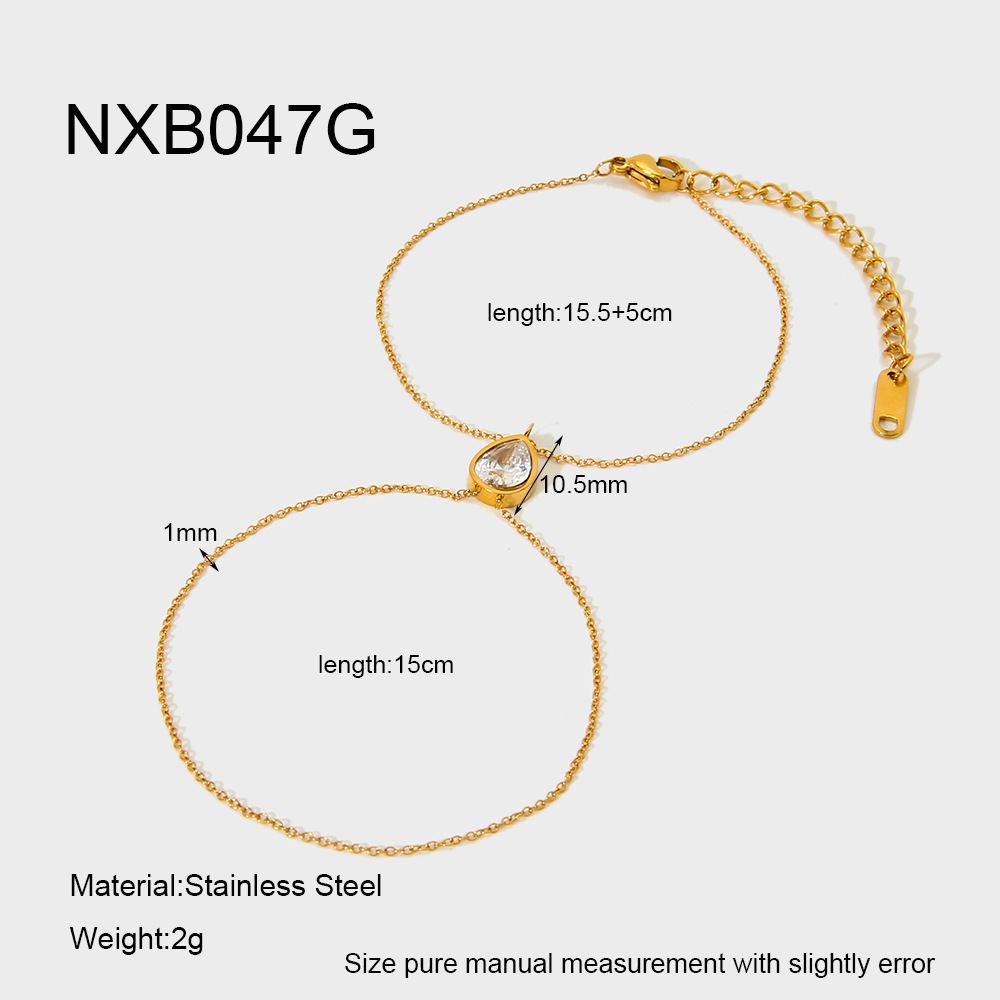 Bracelets Simples En Acier Inoxydable Pour Femmes