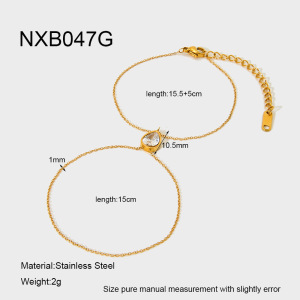 Bracelets Simples En Acier Inoxydable Pour Femmes h5