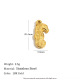 Petit pendentif hippocampe - Or 