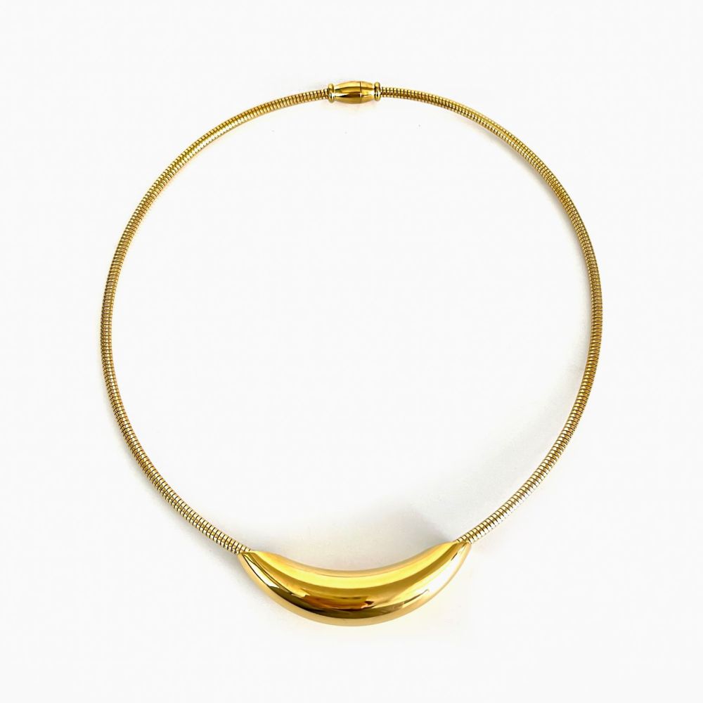 Collier Pendentif Soleil En Acier Inoxydable Étanche Couleur Or 
