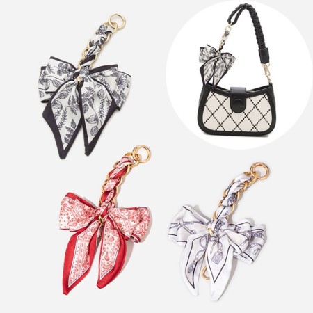 1 pièce élégante série nœud papillon écharpes couleur or aluminium rallonge sac sangle