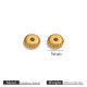 Perles d'espacement en or - 5 mm