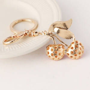 Porte-Clés Simple Series Sweet Fruit En Alliage Et Strass h5 Image4
