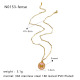 Collier Papillon Rose Image2