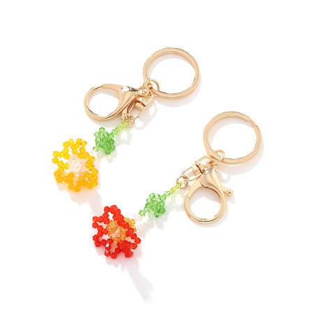 Porte-clés fleur 1 pièce