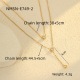 Collier à pompons double couche 