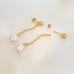Boucles D'Oreilles Puces Élégantes En Acier Inoxydable, Couleur Or, En Forme De Tortue, Pour Femmes h5 Image4
