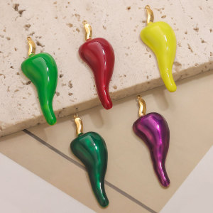 Pendentif Femme Étanche En Acier Inoxydable, Motif Poivre, À Faire Soi-Même (1 Pièce) h5 Image5