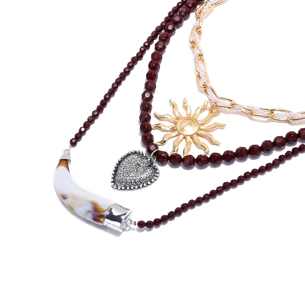 1 Ensemble De Collier De Perles Tendance Image3
