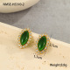 Boucles d'oreilles vertes Image2
