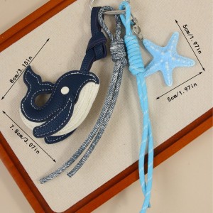 Pendentif De Sac En Pu, Léger, Luxueux Et Mignon, Petite Baleine h5 Image4