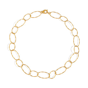 Collier À Chaîne En Acier Inoxydable Étanche Couleur Or (1 Pièce) h5 Image5