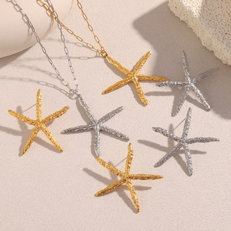 1 paire de colliers pendentifs tortue de vacances en acier inoxydable étanche pour femmes, collection Simple Series