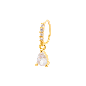 1 Pièce De Piercing De Nez En Zircon Couleur Cuivre Doré h5 