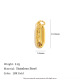 Pendentif Hot Dog - Or Image5
