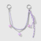 1 pendentif violet 