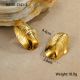 Boucles d'oreilles coquillage en or Image4