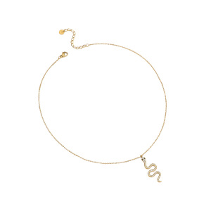 Colliers Pendentifs Luxueux Et Élégants Pour Femmes, En Acier Inoxydable Étanche Couleur Or, Motif Animal. h5 Image5