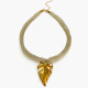 Collier en feuille d'or Image2
