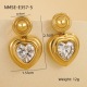 Boucles d'oreilles Love Zircon Image8