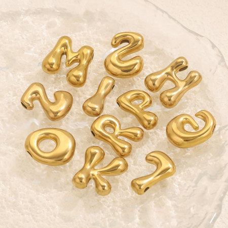 Pendentif femme étanche en acier inoxydable, personnalisable avec une lettre (1 pièce) 2