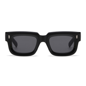 1 Paire De Lunettes De Soleil Simples Pour Femmes, Couleur Unie Et Décontractée h5 Image2