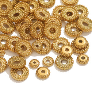 Perles D'Espacement En Acier Inoxydable De Forme Irrégulière, Série Simple, Pour Un Usage Quotidien. h5 Image2