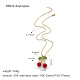 Collier grosse cerise 