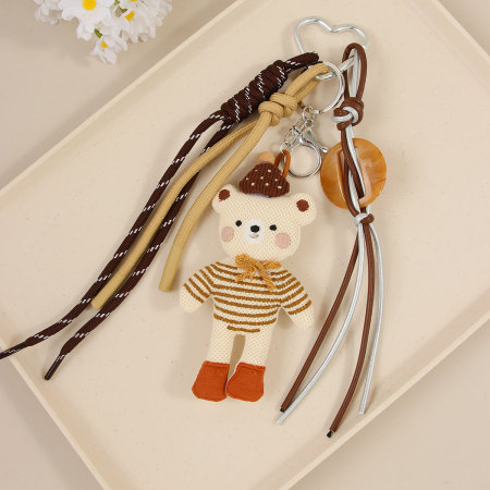 Charms de sac pour femme en forme d'ourson de dessin animé 2