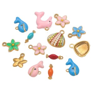 Pendentif Dauphin Pour Femme, En Acier Inoxydable Étanche, Couleur Or (1 Pièce) h5 Image5