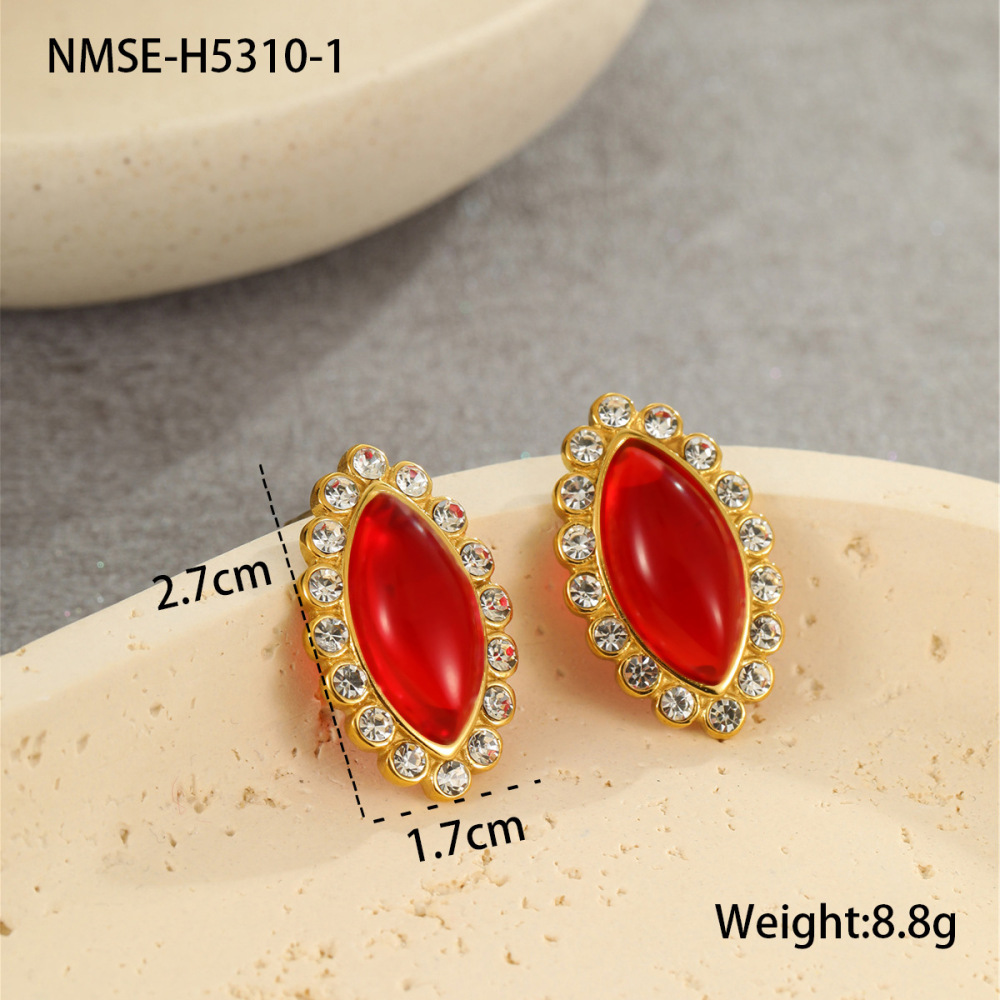 Boucles D'Oreilles Puces Pour Femmes, Luxueuses, Rétro, Géométriques, En Acier Inoxydable Étanche. 