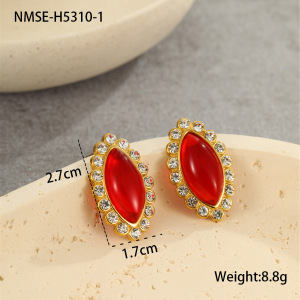 Boucles D'Oreilles Puces Pour Femmes, Luxueuses, Rétro, Géométriques, En Acier Inoxydable Étanche. h5 