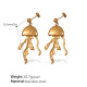 Boucles d'oreilles en or Image2