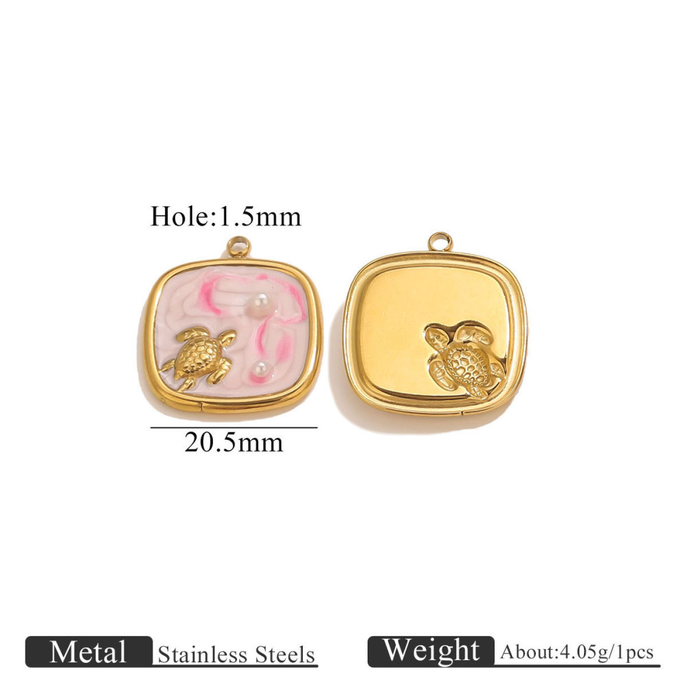 Pendentif Femme Étanche En Acier Inoxydable, À Monter Soi-Même (1 Pièce)