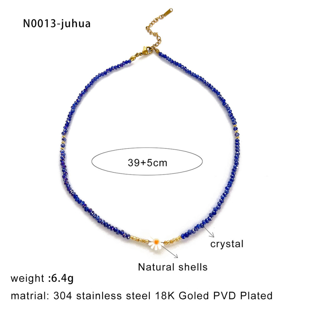 Collier De Perles En Pierre Naturelle 1 Pièce 