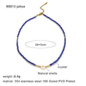Collier De Perles En Pierre Naturelle 1 Pièce h5 