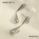 Boucles d'oreilles en acier Image2