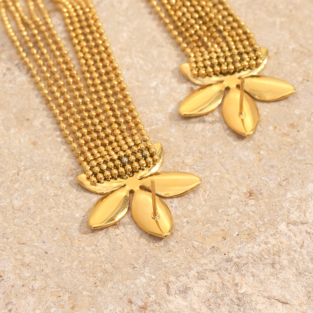 1 Paire De Boucles D'Oreilles Pendantes À Pompons Pour Femme Image3