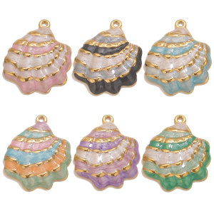 Pendentif Femme Sophistiqué En Acier Inoxydable, Étanche, Couleur Or (1 Pièce) h5 Image4