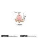 Pendentif goutte d'huile double face en or - Pieuvre rose Image21