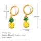 Boucles d'oreilles pendantes en forme de goutte d'huile de fruits d'été - Or - 2 Image2