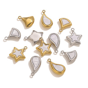 Pendentif Femme Étanche En Acier Inoxydable, Motif Coquillage Étoile (1 Pièce) h5 Image4