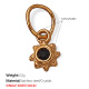 Pendentif en or et pierre noire Image12