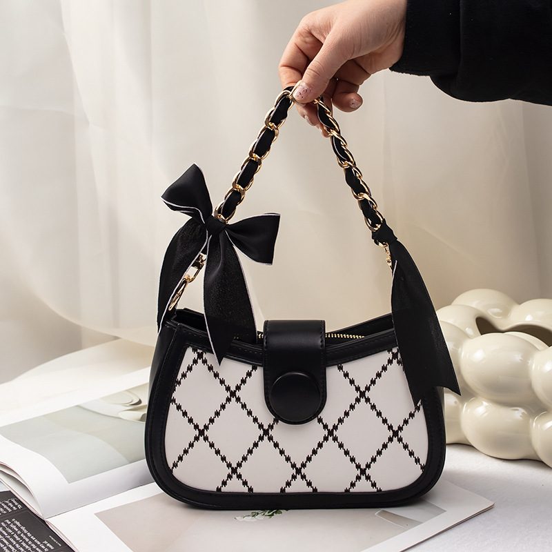 1 Chaîne D'Extension De Sac À Main En Aluminium Pour Femme Avec Nœud Papillon h5Image4