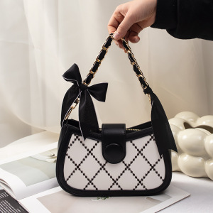 1 Chaîne D'Extension De Sac À Main En Aluminium Pour Femme Avec Nœud Papillon h5 Image4