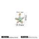 Pendentif goutte d'huile en or - Étoile de mer verte Image8