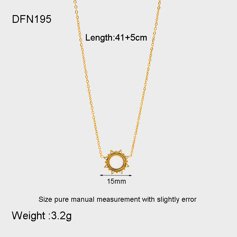 Ensembles De Bijoux Luxueux Et Élégants En Acier Inoxydable Doré, Étanches Et Résistants Au Soleil