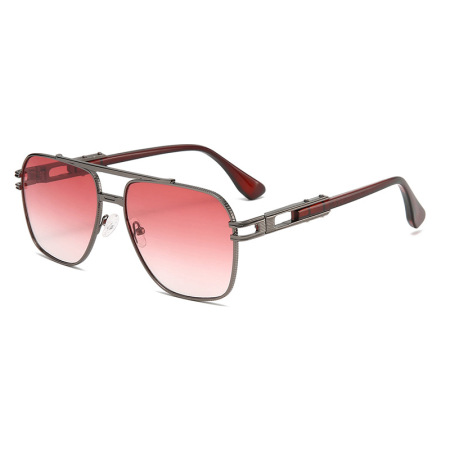 1 paire de lunettes de soleil simples pour femmes, couleur unie et décontractée