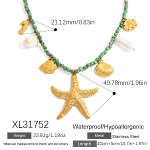 Colliers À Pendentif Tortue De Vacances En Acier Inoxydable Couleur Or Pour Femmes h5 Image2
