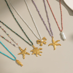 Collier De Perles Océaniques 1 Pièce h5 Image2